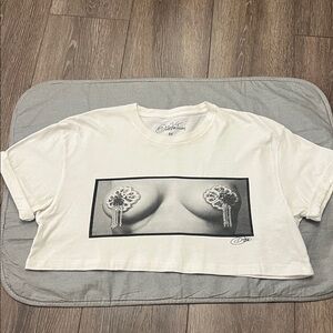 Dita von Teese cropped Burlesque Pasties shirt